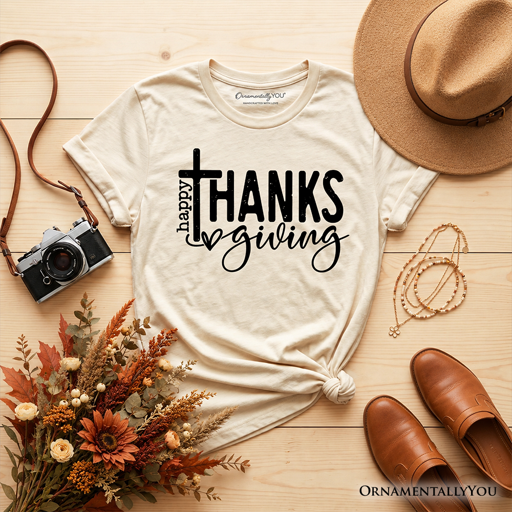 Kids Thanksgiving and Christian Cotton Tee