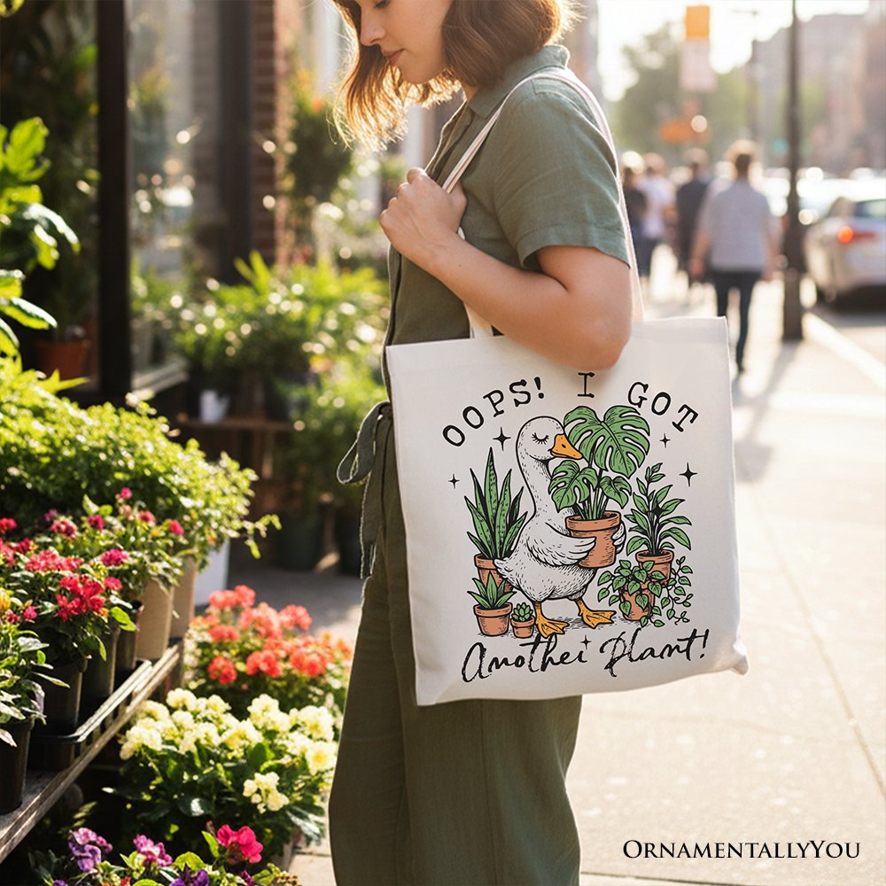 Sarcastic Plant Goose Canvas Tote Bag and Gifts