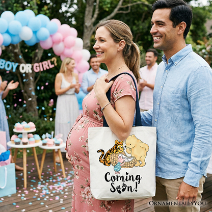 Canvas Tote Bag for the Pregnancy Announcement