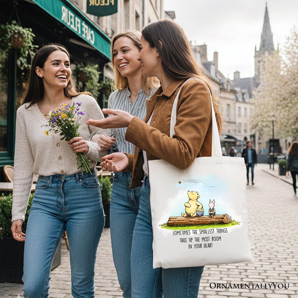 Friendly Winnie Pooh Canvas Bag and a Gift