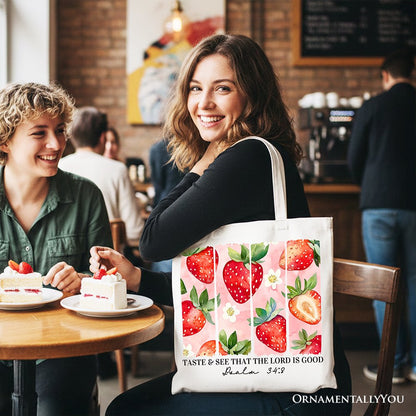 Strawberry Canvas Tote Bag and Christian Faith
