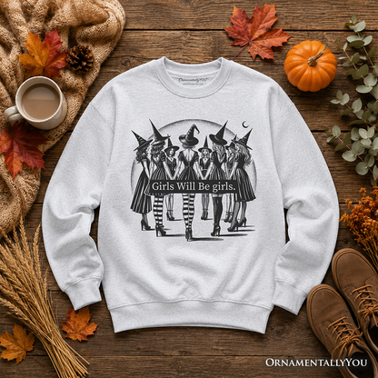 Girls Will Be Girls and Witchy Halloween Sweater