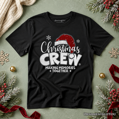 Kids Christmas Tee and Glitter Santa Hat