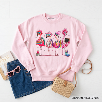Flamingo Back To School Sweatshirt and Sweater
