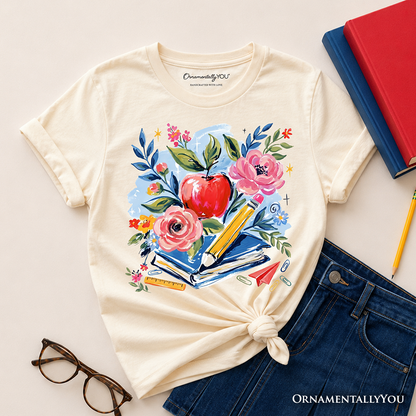 Soft Kids Boho Floral Tee for Back to School