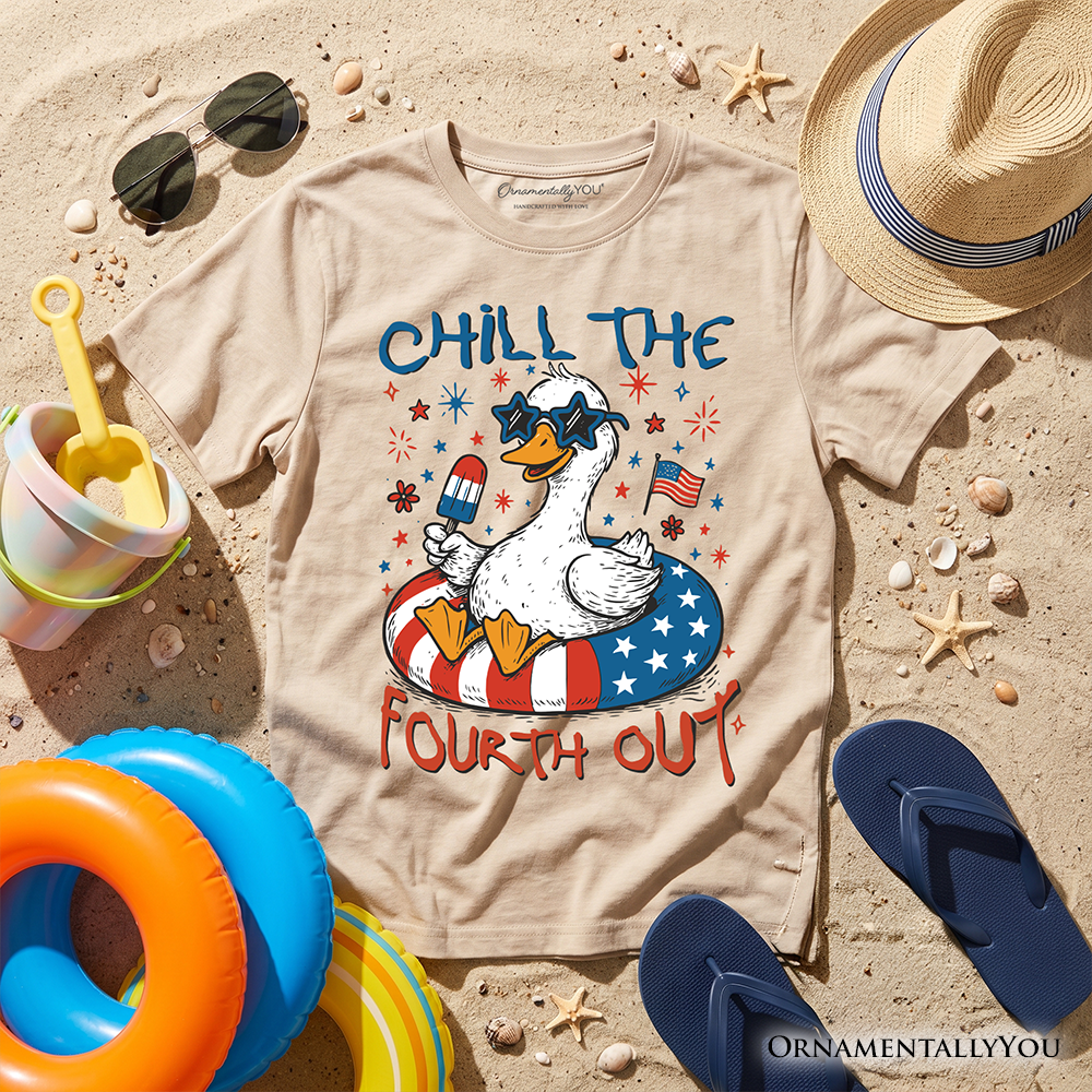 Funny Youth and Patriotic 4th of July Goose Tee