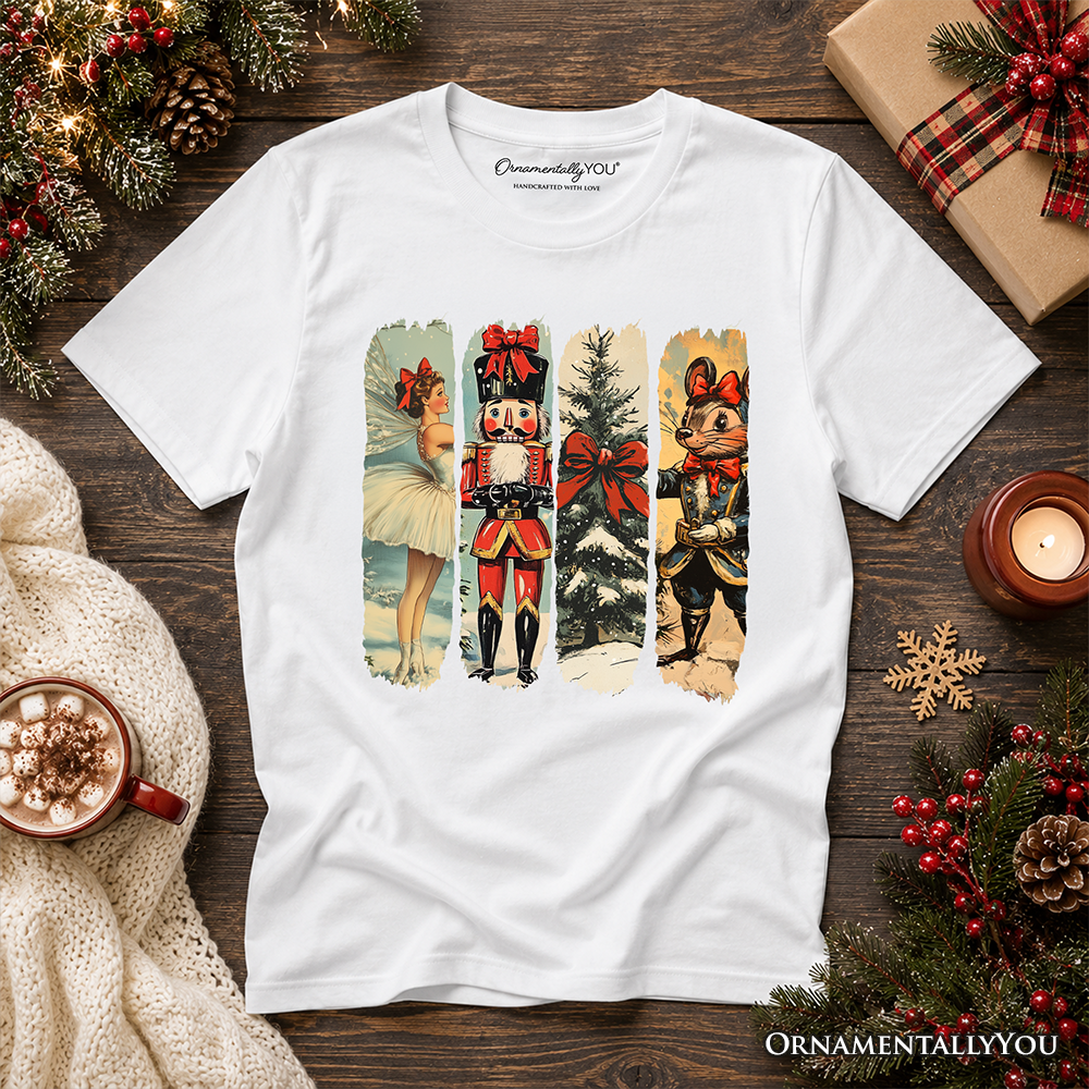 Kids Ballet and Nutcracker Christmas Tee