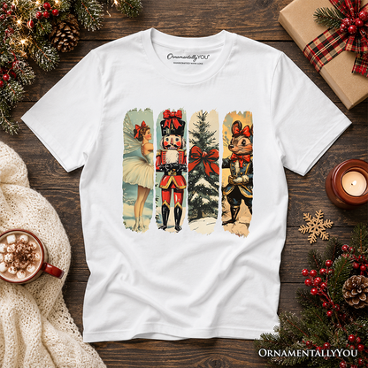 Kids Ballet and Nutcracker Christmas Tee