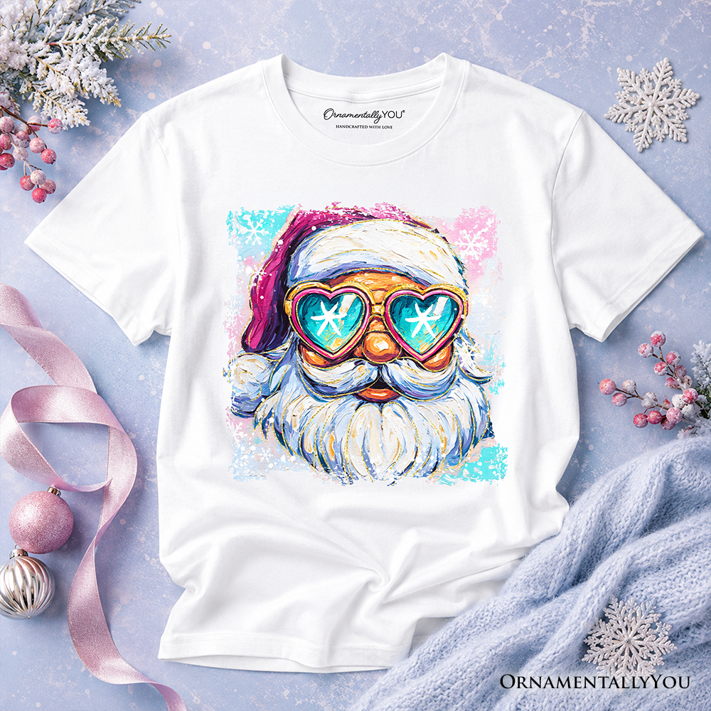 Kids Santa Christmas T Shirt for Holiday Fun