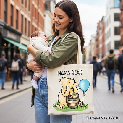 Winnie the Pooh Canvas Tote Bag and Mother Gift