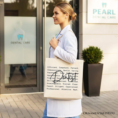 Dentist Definition Canvas Tote Bag and Shopper