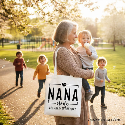 Nana Mode Canvas Tote Bag and a Gift for Grandma