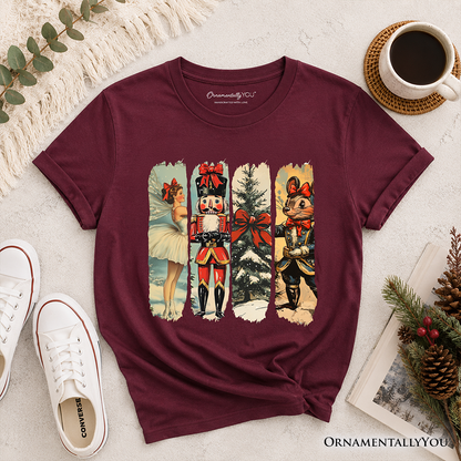 Kids Ballet and Nutcracker Christmas Tee
