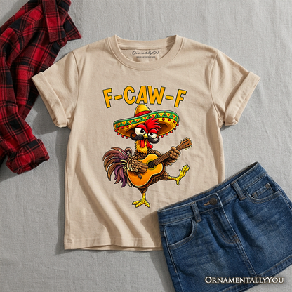 Kids Cinco De Mayo Rooster Cotton Tee