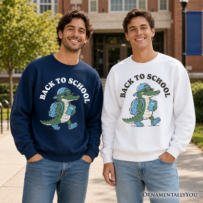 Alligator Back To School Sweatshirt For Teachers