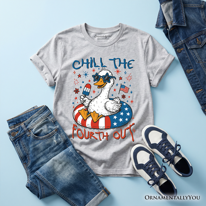 Funny Youth and Patriotic 4th of July Goose Tee