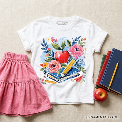 Soft Kids Boho Floral Tee for Back to School