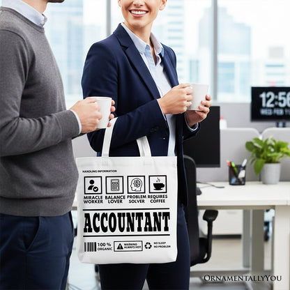 Accountant Tote Bag and Bookkeeper Novelty