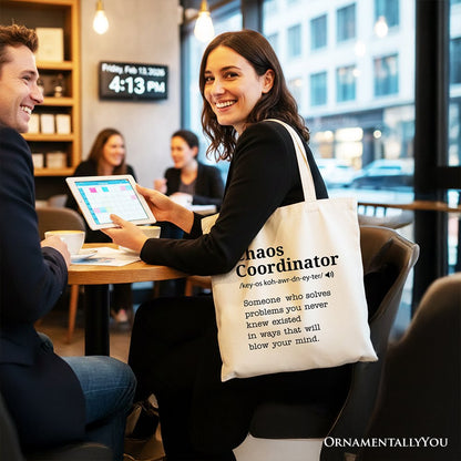 Funny Chaos Coordinator Bag the Canvas Tote