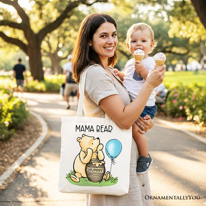 Winnie the Pooh Canvas Tote Bag and Mother Gift