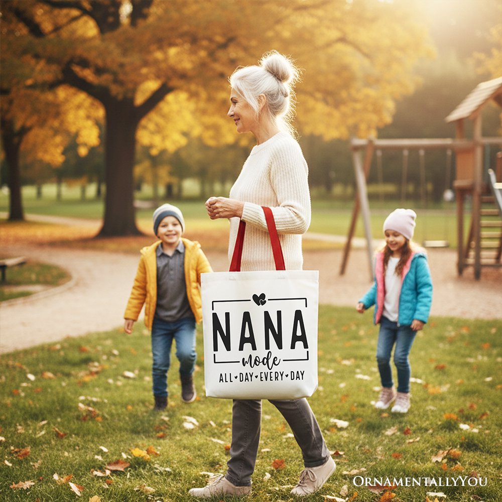 Nana Mode Canvas Tote Bag and a Gift for Grandma