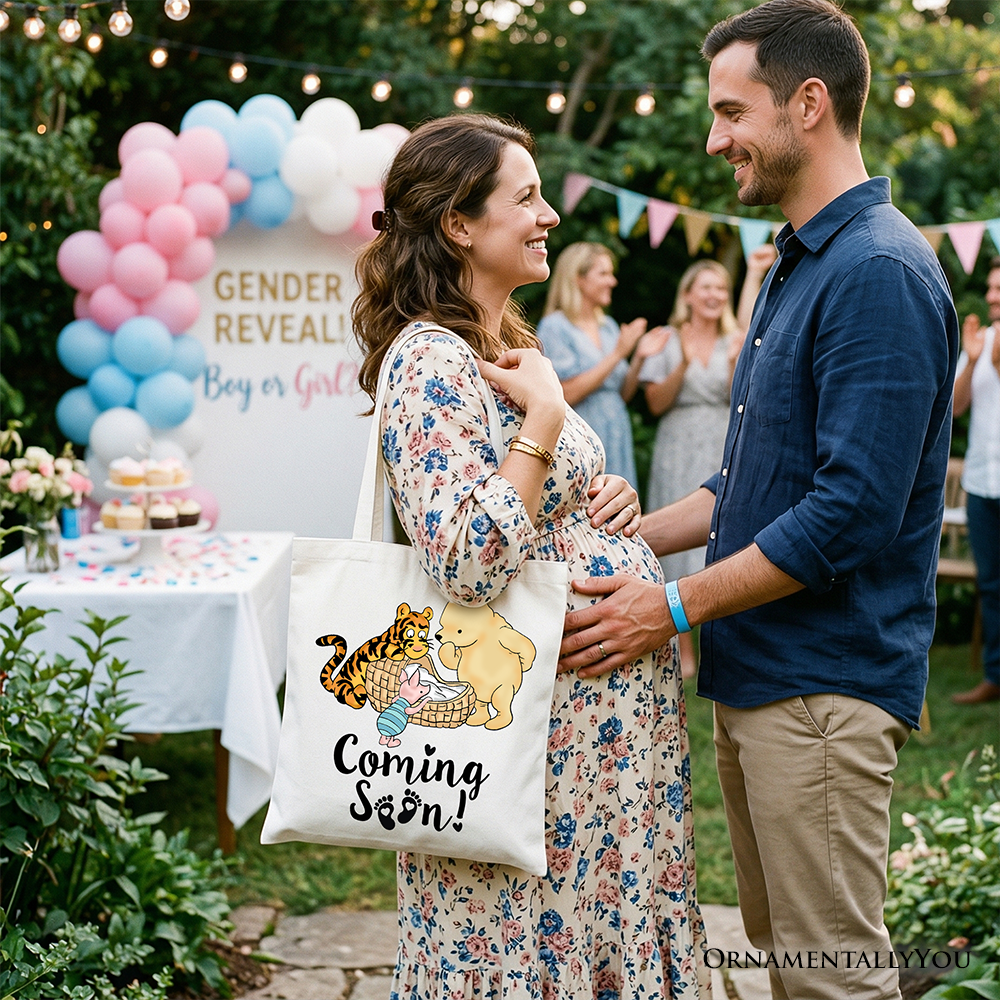 Canvas Tote Bag for the Pregnancy Announcement