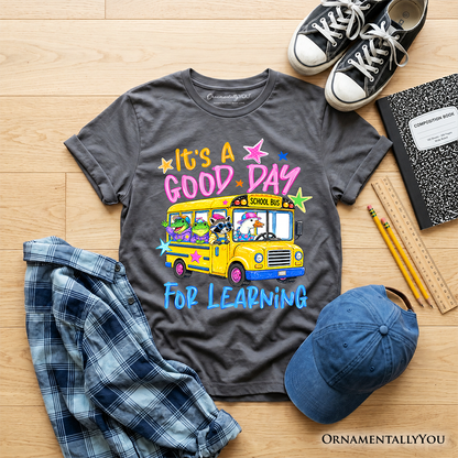 Kids School Bus and Fun Learning Tee Shirt
