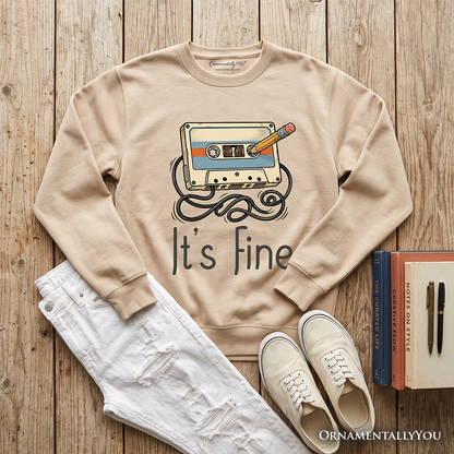 Retro Cassette Tape Sweatshirt and a 90s Look
