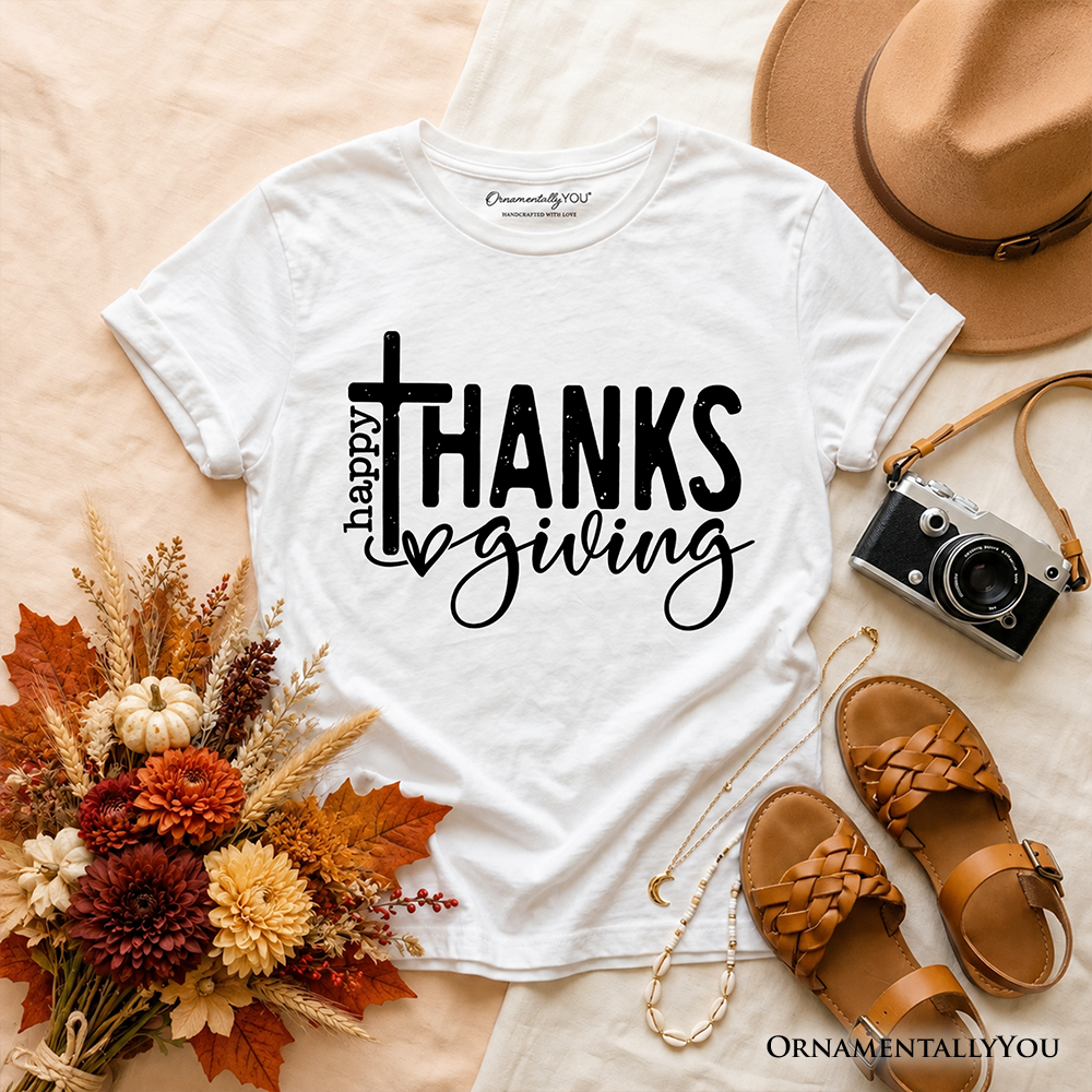 Kids Thanksgiving and Christian Cotton Tee