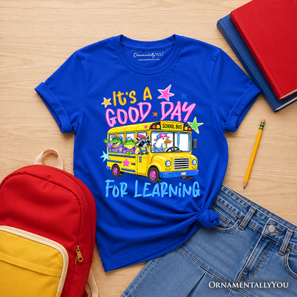 Kids School Bus and Fun Learning Tee Shirt