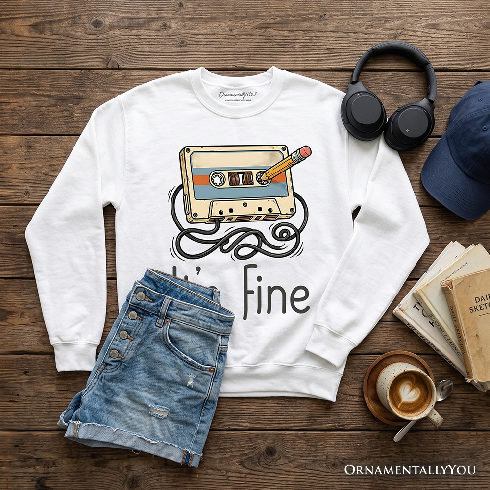 Retro Cassette Tape Sweatshirt and a 90s Look