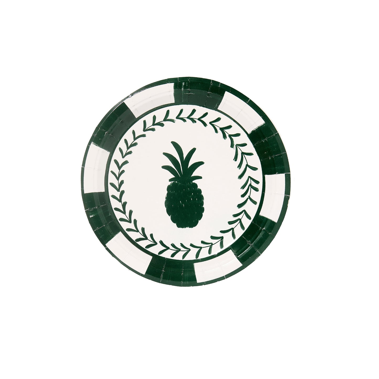 Forest and Green Josephine Pineapple Dessert Paper Plate - 8 pack - Tampa Home & Garden Store