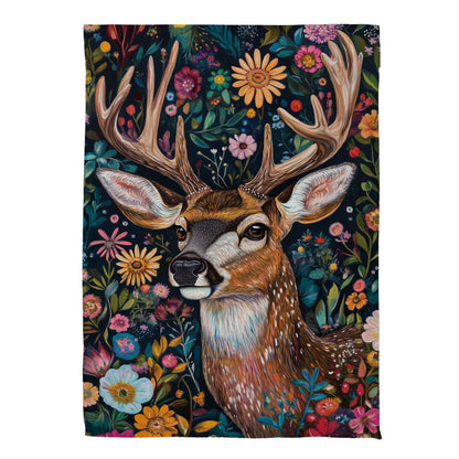 Forever Blooming Deer Suede Garden Flag - Tampa Home & Garden Store