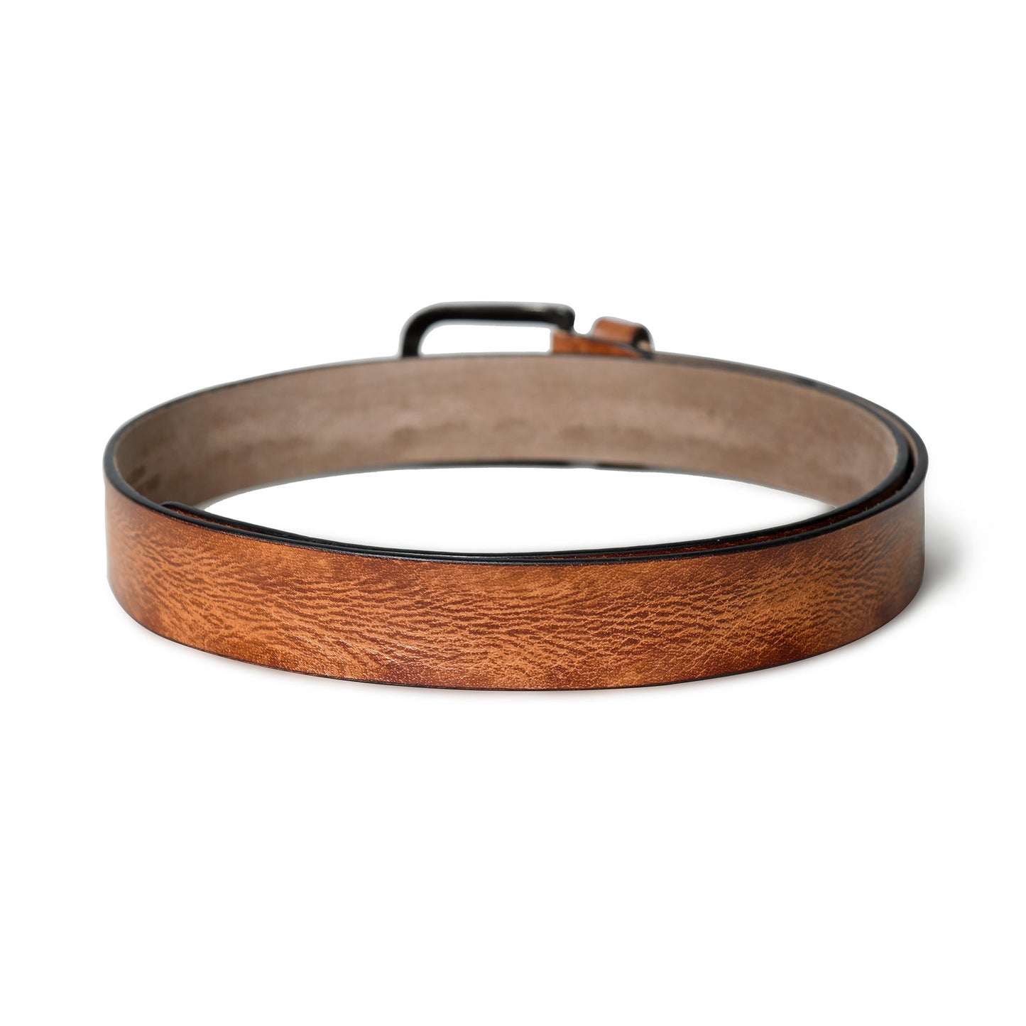 Formal Tan Leather Belt for Men - Tampa Home & Garden Store