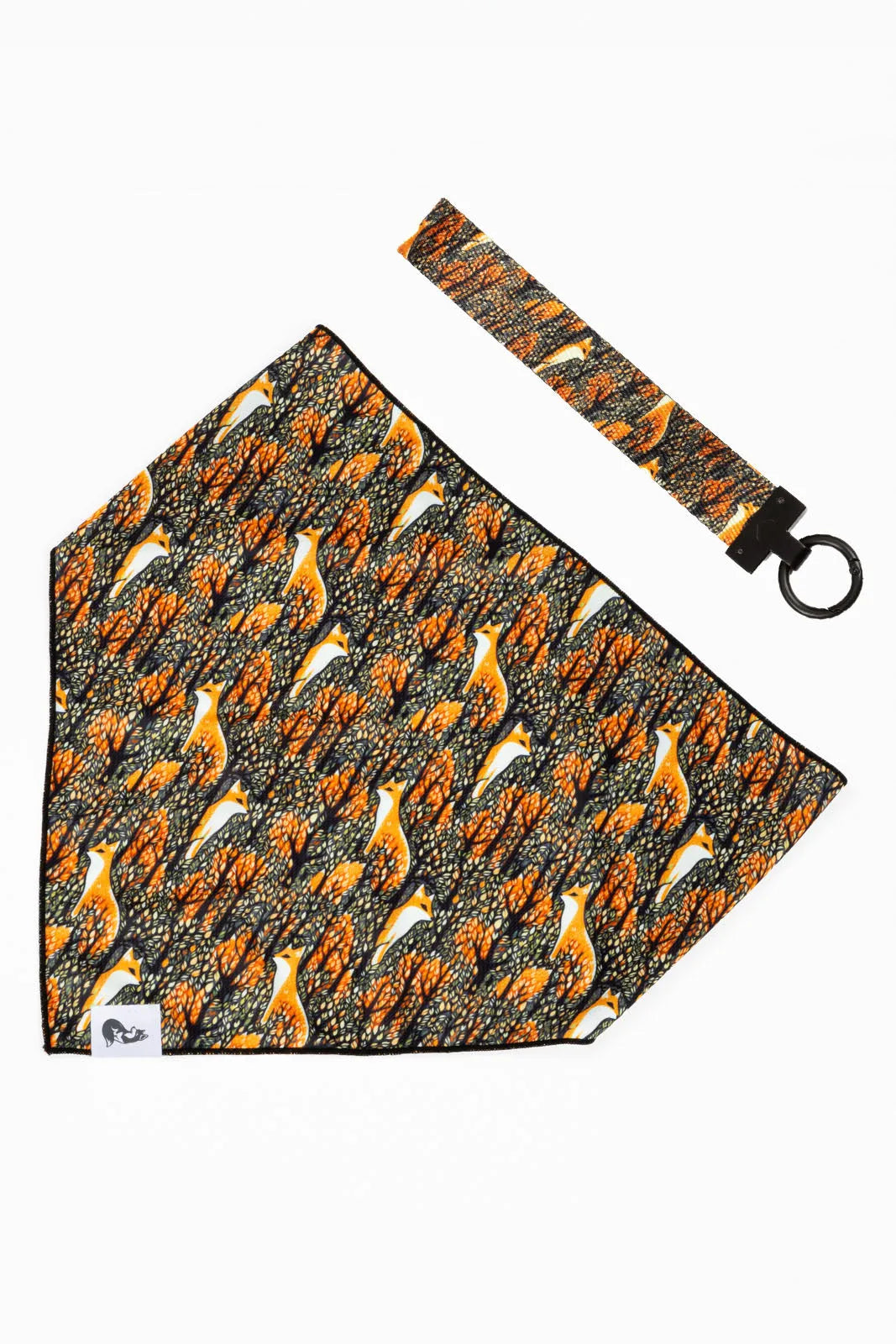 Foxes in Fall Dog Bandana & Matching Keychain - Tampa Home & Garden Store