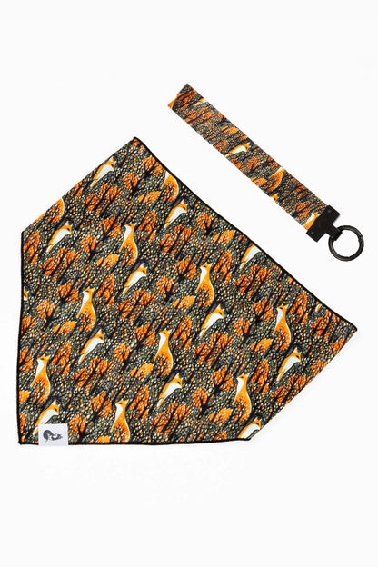 Foxes in Fall Dog Bandana & Matching Keychain - Tampa Home & Garden Store