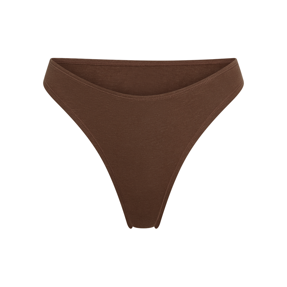 Thong 7-Pack hemp thong in brown by Net Positive, front view close-up on Tampa Home & Garden Store