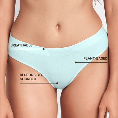 Mid-Rise hemp briefs Net Positive in light blue fabric on Tampa Home & Garden Store