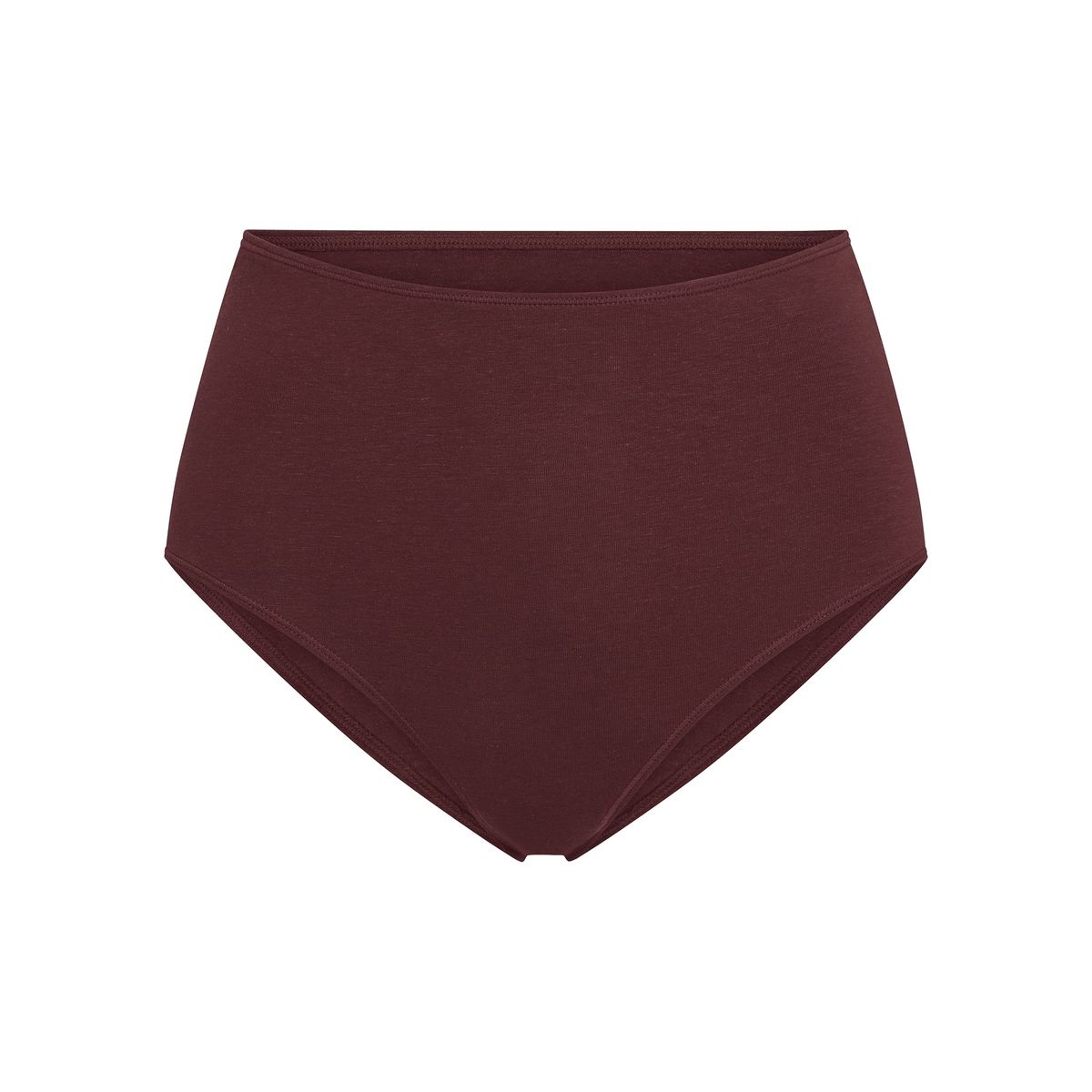 High-Rise hemp brief by Net Positive in burgundy color on Tampa Home & Garden Store
