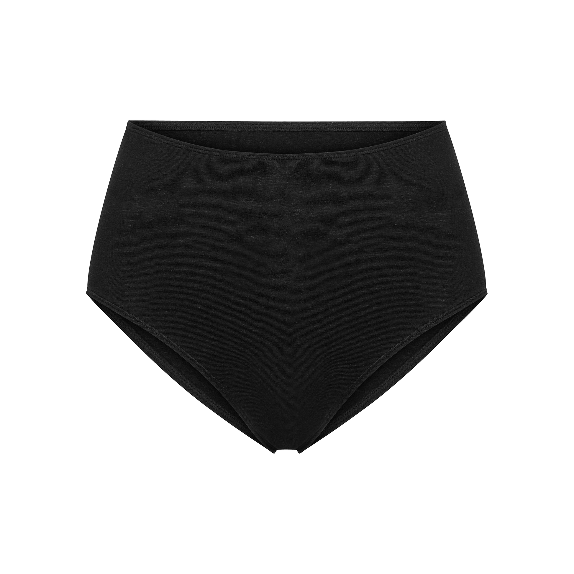 High-Rise Hemp Brief by Net Positive in black with full-coverage design on Tampa Home & Garden Store