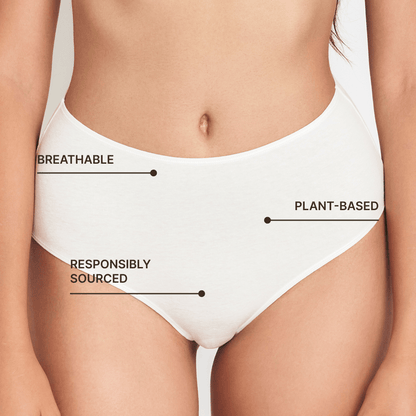 High-Rise Hemp Brief white by Net Positive for briefs on Tampa Home & Garden Store
