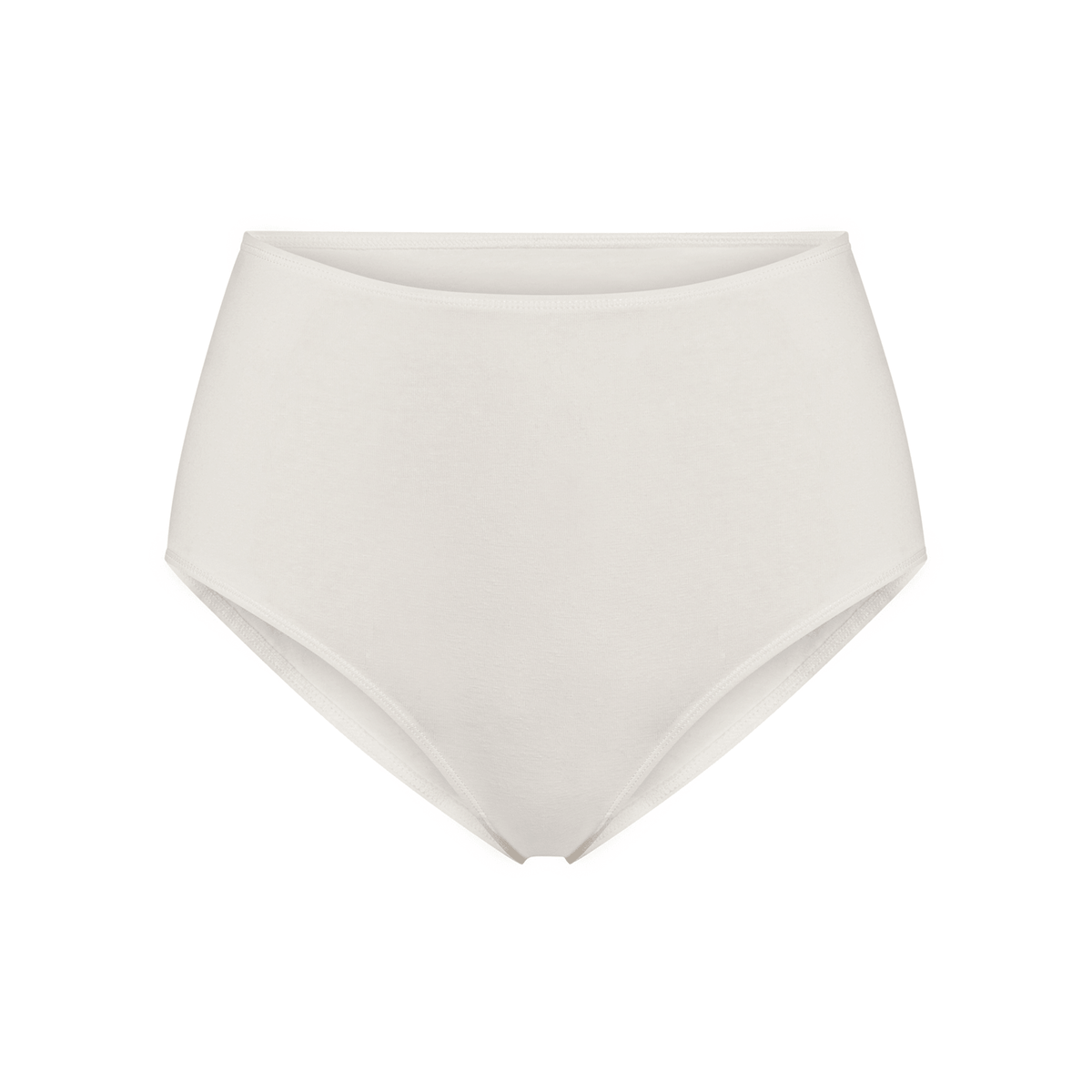 Net Positive hemp high-rise brief in white with full-coverage cut on Tampa Home & Garden Store