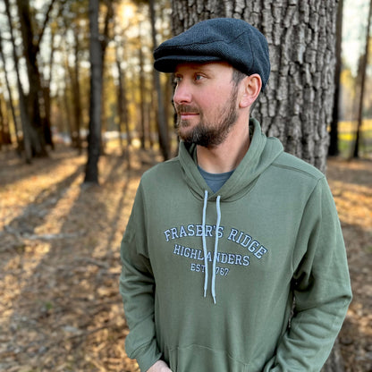 Fraser's Ridge Highlanders Collegiate Embroidered Soft Fleece Unisex Sweatshirt Hoodie - Outlander Inspiration - Tampa Home & Garden Store