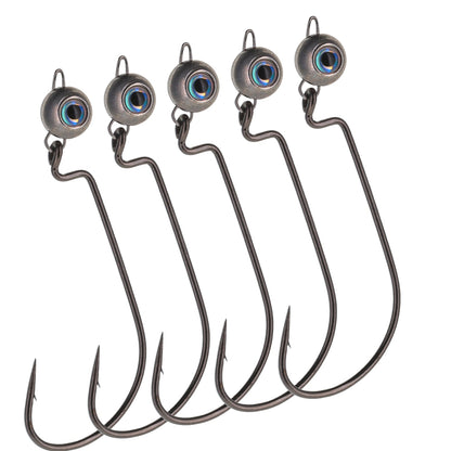 Cabeza plomada de tungsteno Reaction Tackle Free Swing - Paquete de 5 - Nueva
