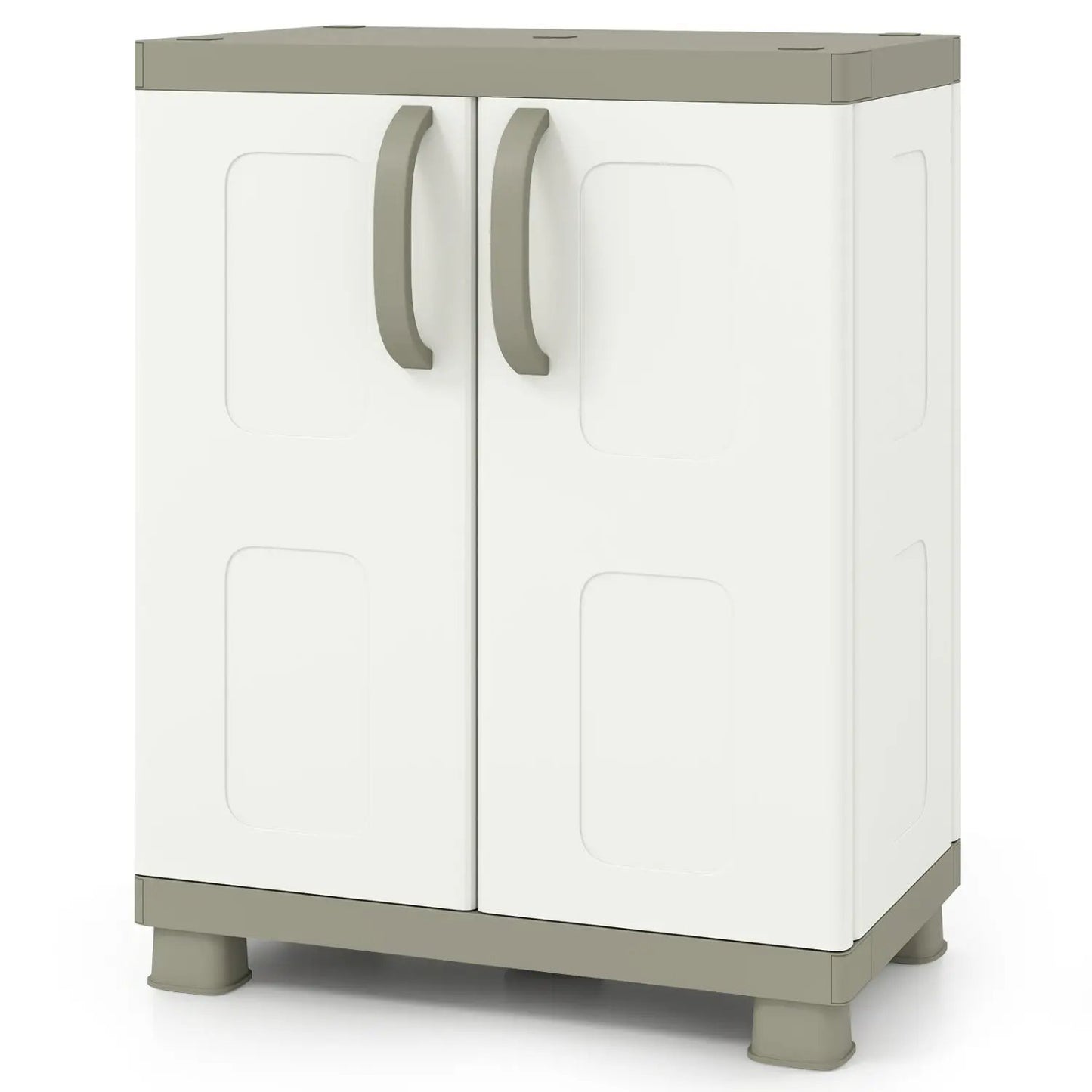 Buffet Cabinet With 2 Doors and Tall Shelves