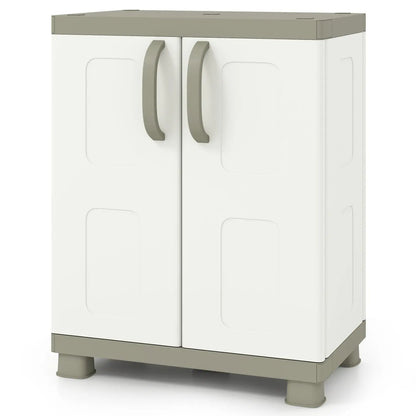 Buffet Cabinet With 2 Doors and Tall Shelves