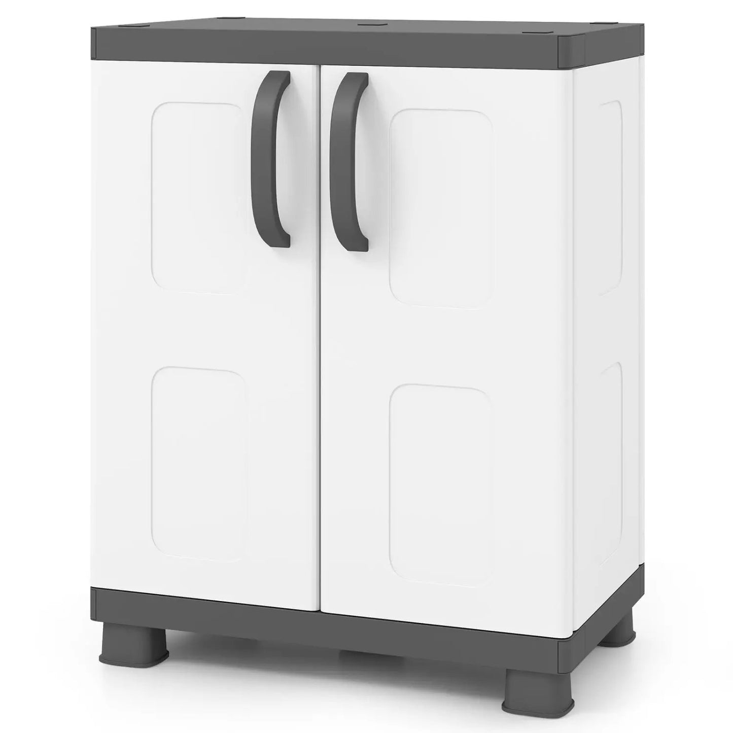 Buffet Cabinet With 2 Doors and Tall Shelves