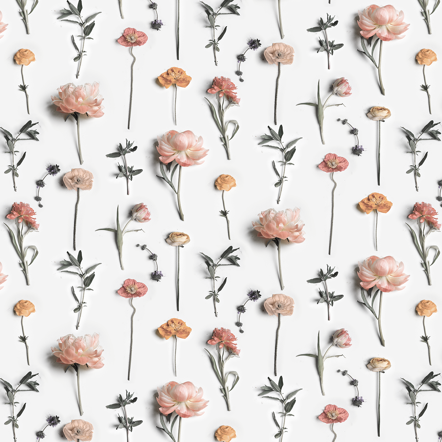 Fresh to Death Wallpaper, small pattern, muted autumn - Tampa Home & Garden Store