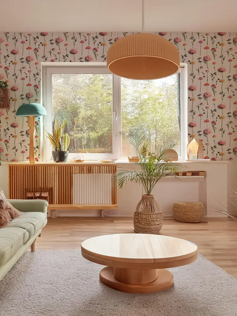 Fresh to Death Wallpaper, small pattern, spring muted - Tampa Home & Garden Store
