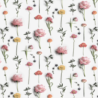 Fresh to Death Wallpaper, small pattern, spring muted - Tampa Home & Garden Store